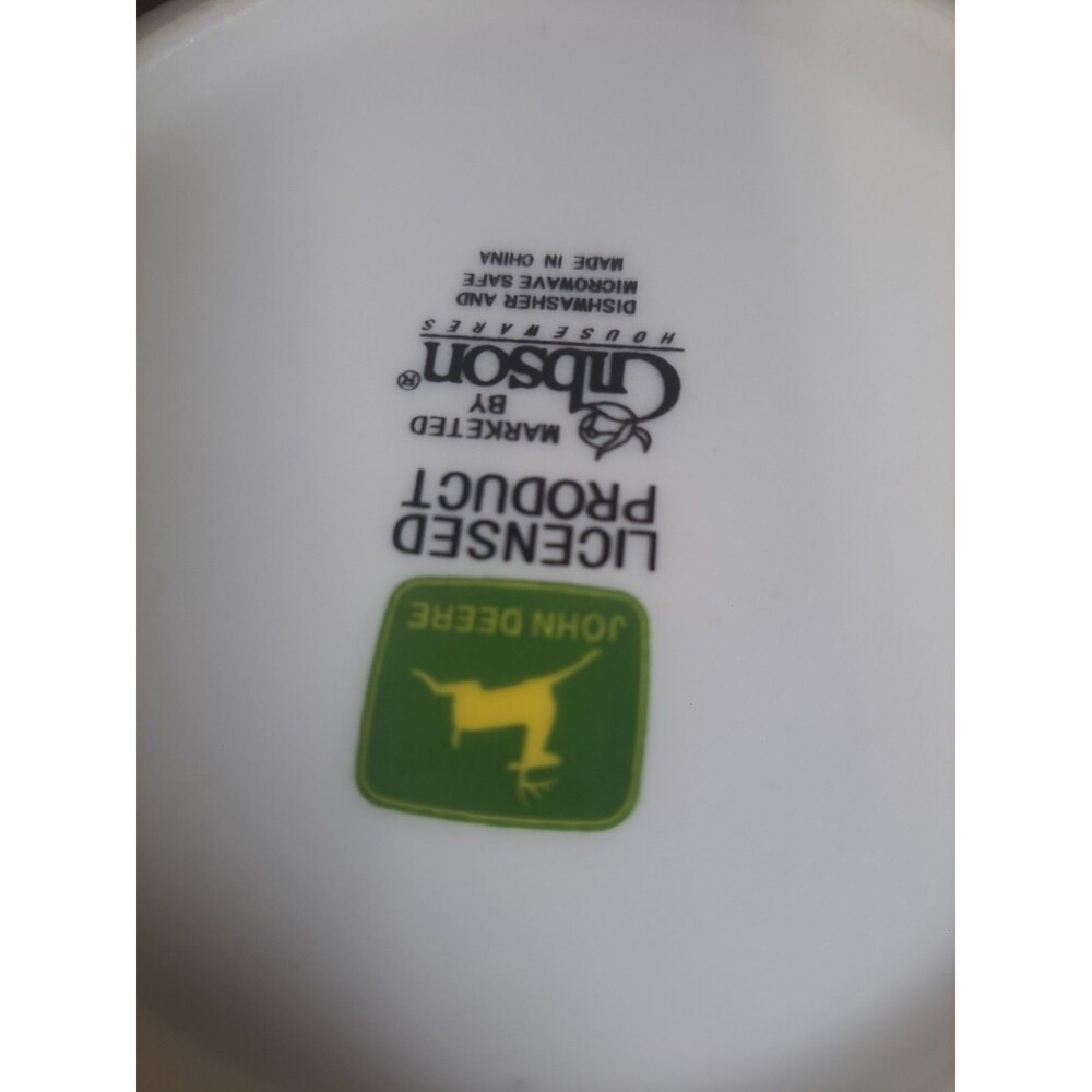 Gibson John Deere 9in Ceramic Soup Bowl - Picture 7 of 10